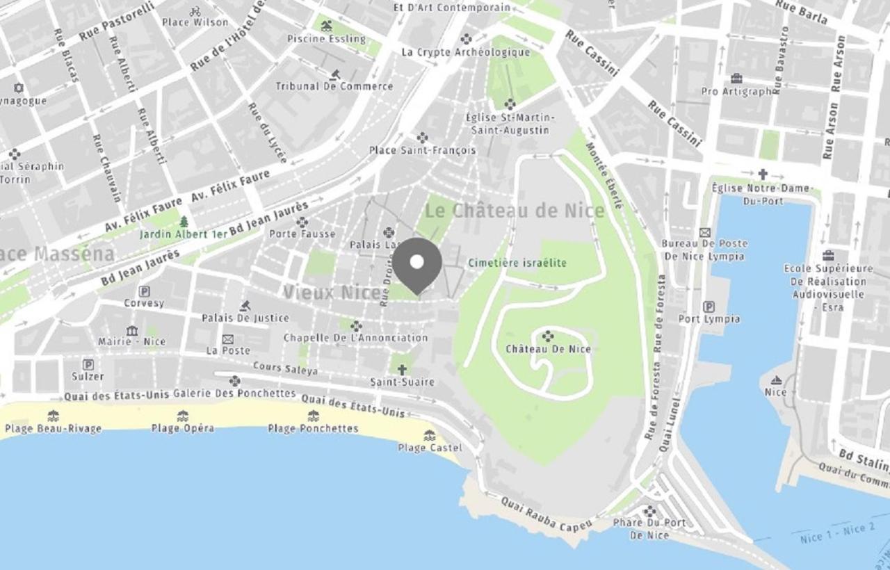 Riviera - Coeur Du Vieux 3 Pieces Ac - Old Town Promenade Des - Cour Du Chateau Nizza